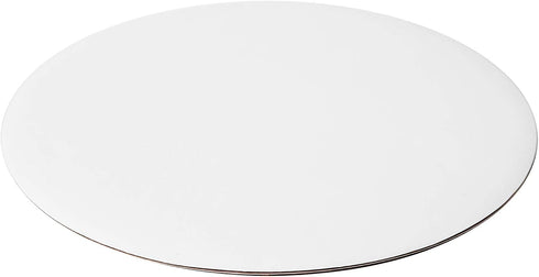 ONE MORE 10" White Cakeboard Round, Disposable Cake Circle Base Boards, Pack of 25, Perfect for Cakes and Pizzas
