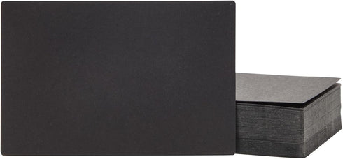 Juvale 100 Pack Black Index Cards, Perfect for Studying, Office and School Supplies, 3x5 Inches
