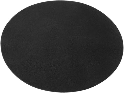 BEAMARKER Round Mouse Pad with Stitched Edge 8.7 Inch Black Small Computer Mouse