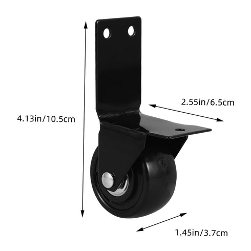Heavy Duty Replacement Caster Wheels for Carts & Furniture - Easy Installation