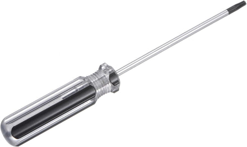 Magnetic Torx Screwdriver 3x75mm, T10H Steel Star 6 Point Head with Non-slip Handle