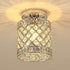 Create For Life (6 inch Mini Style Modern Decor Crystal Flush Mount Ceiling Light Fixture Crystal Chandeliers Light