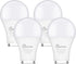 GU24 LED Light Bulb, 3000K Warm White, 9W (100W Equivalent), 800 Lumens, Non-Dimmable, 4-Pack
