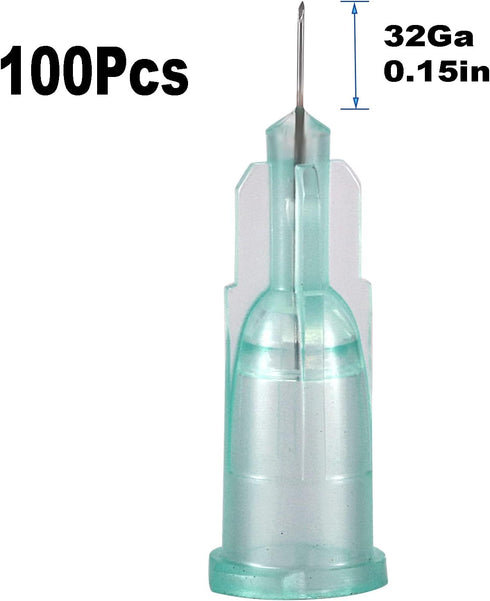 100pcs 32 Ga 4mm/0.15in Laboratory Tools Individually Sealed