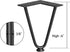 6 Inch 4PCS SMARTSTANDARD Heavy Duty Hairpin Furniture Legs, Metal Home DIY Projects for TV Stand, Sofa, Cabinet, etc