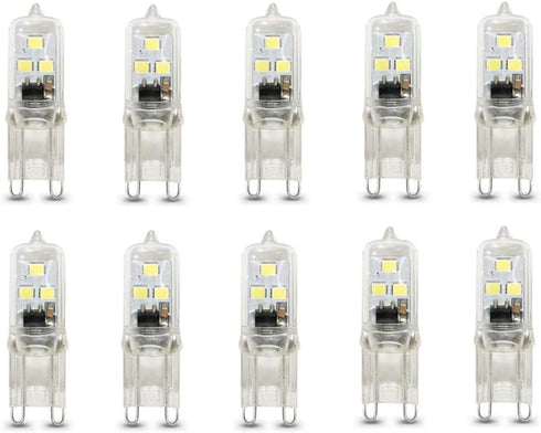 G9 LED Light Bulb Dimmable 1W(10W Halogen Equivalent) Cool White 6000K LED