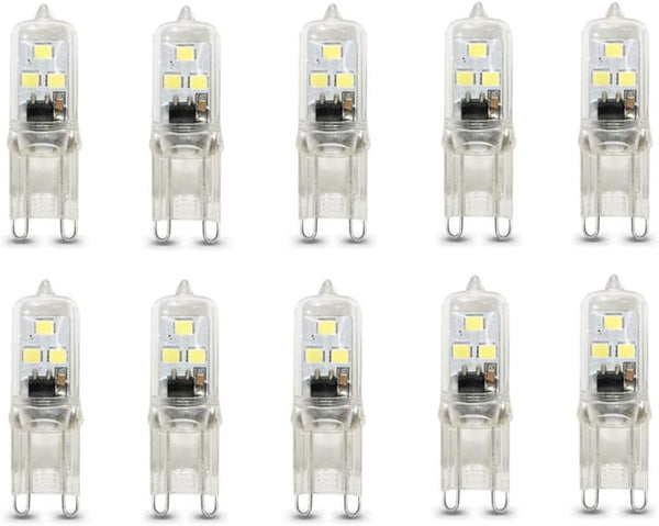 G9 LED Light Bulb Dimmable 1W(10W Halogen Equivalent) Cool White 6000K LED