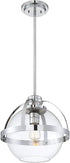 Set 5 Threaded Extension Rod with Sloped Ceiling Adapter Kits for Pendant Light, Island Lighting, Polished Chrome