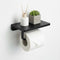 Toilet Paper Holder Wall Mount with Shelf, Bathroom Tissue Holder with Phone