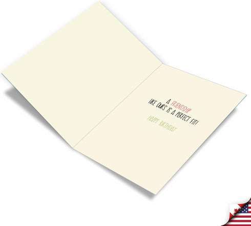 NobleWorks Jumbo Funny Birthday Greeting Card 8.5 x 11 Inch with Envelope (1 Pack) - Oversize Jumbo Bday High School