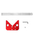 QWORK Center Scribe Gauge, Aluminum Center Finder Ruler, 45/90 Liner & Circle Center Measuring Tool