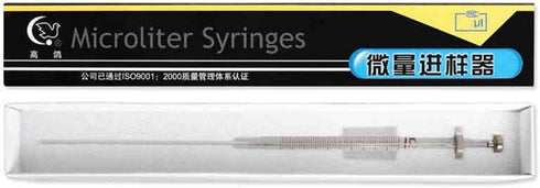 50l (50u) Glass Micro Syringe Microliter Trace Injector With Flat Needle Tip Lab Glassware