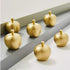 Generic Personalized creative solid brass apple knob drawer shoe cabinet cupboard wine Bedside table dresser door