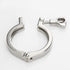 LQQIQIILII 1pcs 304 91mm-268mm Applications(133mmx145mm) SUS Tri Clamp Fitting - O/D - Heavy Duty Sanitary Ferrule