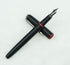 Picasso 916 Matte Black & Red Ring Fountain Pen with Box, Titanium Gray Extra Fine Nib