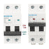 Baomain 16A AC Miniature Circuit Breaker AC 400V 50Hz 6000A 2 Pole C65 MCB DIN Rail Mounting MBM6C