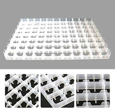 SHATUOA 5Pcs 88 Eggs Incubator Tray, Portable Chicken Trays Shipping Carton Poultry Flat Incubator Tray Rooster