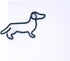 Dog Dachshund Shaped Paper Clips Style #2 Great for Collectors or Pet Lovers (Black Refill Bag)