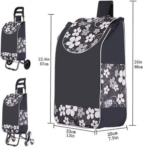 DXYDZSWD 13x7.9x26in) Replacement Bag for Grocery Cart Shopping Cart Bags, Oxford Cloth Waterproof Trolley Bags