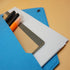 Felt File Folder, Durable Briefcase Document Bag, Paper File Folders, Portfolio Case, Blue, Handbag Button Closure