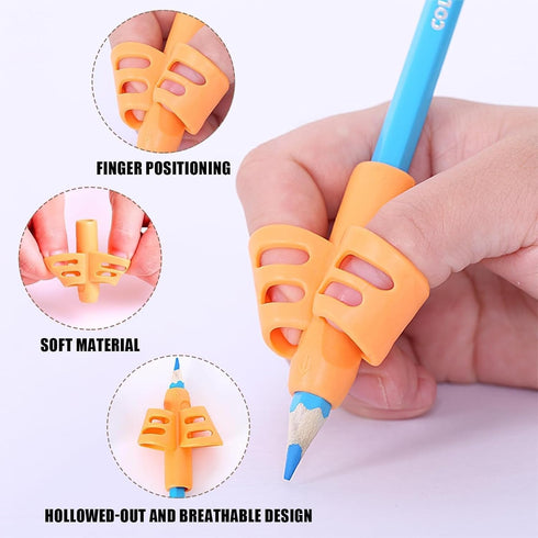ALLFELIXA 12 PCS Pen Grip, Grips for Pencils, Pencil Holder for Kids Handwriting