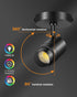 Dimmable 12W 1000lm 4000K Zoomable LED Ceiling Spot Lights Indoor Adjustable Ceiling Spotlight Fixture Directional