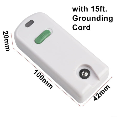 Grounding Continuity Tester Kit: Test Effectiveness of Grounding Products, 15 Foot Cord Included