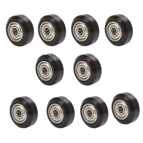 Creality 3D Printer POM Wheel Plastic Pulley Linear Bearing for Ender 3 Series and CR 10 Series (Pack of 10)
