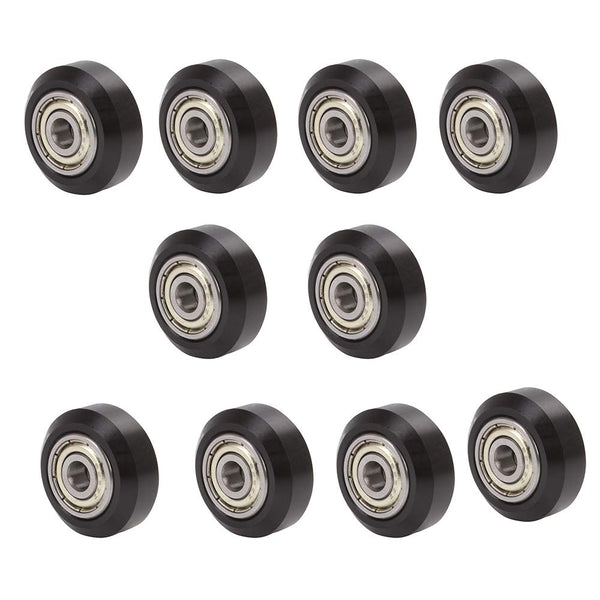 Creality 3D Printer POM Wheel Plastic Pulley Linear Bearing for Ender 3 Series and CR 10 Series (Pack of 10)
