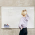 loukin Magnetic and Adhesive Marker Holder, Dry Erase Accessory Tray, Magnetic Storage Organizer for Whiteboard (Purple)
