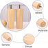 GJHYNT 6in 8in 12in Cabinet(8cm/3in) Solid Wood Couch Legs, Coffee Table Support Feet, Replacement Furniture Legs