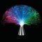 Fiber Optic Lamp, LED Colourful Changing Centerpiece Sensory Multicolor Light Fountain Ice