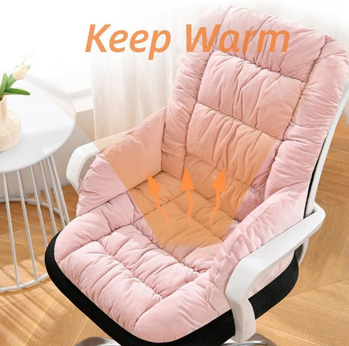 UEncounter Desk Chair Cushion with High Back Rocking Seat Cushions with Arms Patio Chair Cushion with Non-Slip Bottom