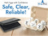 Handy Stamps Micro 1 Ink Pad - Black Egg Safe Ink, Ideal for Marking Eggs