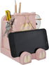 Wood Multipurpose Eyeglass Phone Pen & Pig Pencil Holder, Desk Box Organizer Accessories Decor, Home Office Desktop