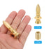 PATIKIL 22 54mm 3 Set x Lamp Finials Caps Knob, Solid Brass Lamp Shade Top Decoration Screw Cap Nuts with Brass