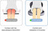 Pain,Tailbone Orthopedic Cushion, Memory Foam L Shaped Seat Cushion for Office Workers,Car Drivers, Instant Relief