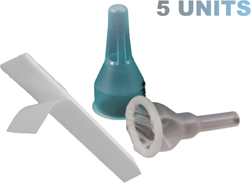 5 5 750ml 5.9 inch 15 cm 30 mm 1.2 Inches) Complete Kit Urinary Days Condom Catheters External Self-Sea + Leg Bag +