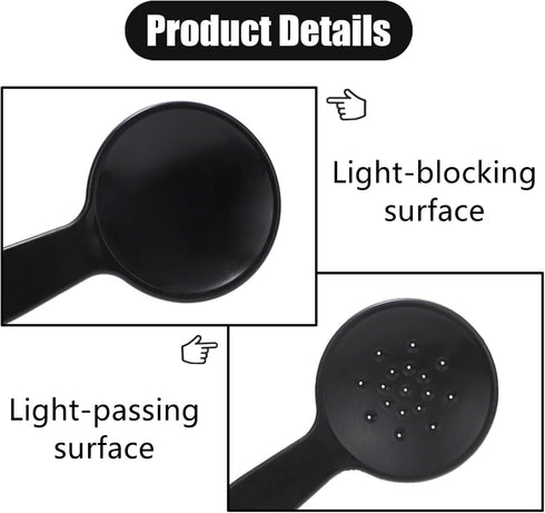 Selxran 3 PCS Pinhole Glasses Professional Pinhole Eye Occluder Handheld Optometry Equipment for Vision Test