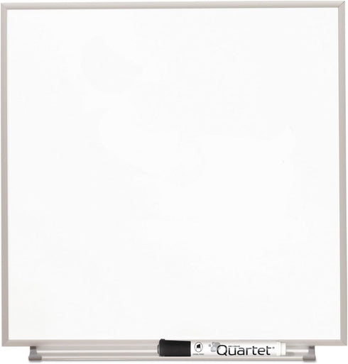 Quartet Matrix Modular Magnetic Whiteboard, 16" x 16", Includes Tray and Marker, Silver Aluminum Frame