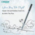 HAUSER YOLO Trendz Ballpoint Pens, 10 Pack, 1.0mm Colorful Pens for Note-Taking and School Supplies