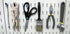 Wall Control Slotted Metal Pegboard Hooks Pack - Standard Hook - Blue for Pegboard and Tool Board