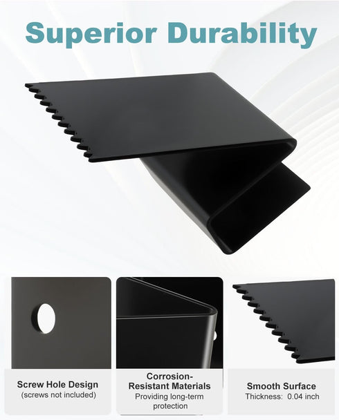 50Pcs 1/2 Inch Hurricane Window Clips for Plywood, Hurricane Clips Fit Thick Reusable Storm Carbon Steel Window Clips