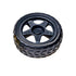 ALLPARTZ 4PCS 65mm TT Motor Wheels Smart Car Chassis Robot Remote Control Car Wheels (Black)
