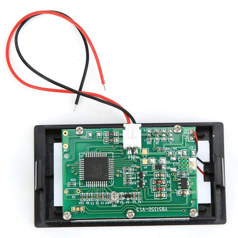 YB5135D LCD Digital Display Two-Wire Voltmeter, Battery Voltage Monitor for Automobiles (DC3.5V-20V)
