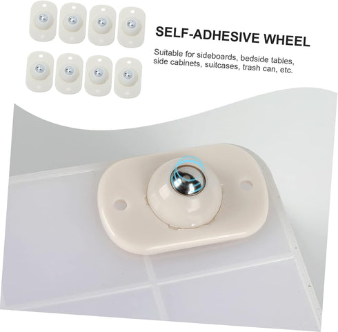 8-Piece Set Universal Caster Wheel for Easy Rolling Storage Solutions