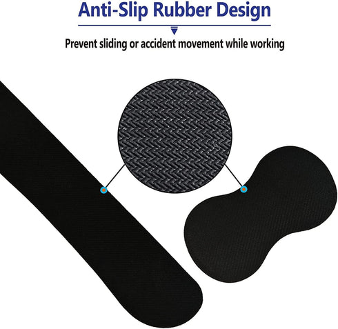 Keyboard Wrist Rest and Mouse Wrist Rest Support Set, Padded Memory Foam, Non-Slip Base for Office Accessories, Cute