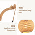 CAFULAM Plug in Wall Sconce,Farmhouse Wicker Wall Lamp Plug in,Hand Woven Rattan Wall Light Farmhouse Rustic Boho