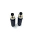 2Pcs M8 4 Pin Male Circular Connector, IP67 Waterproof Field Assembly Sensor A Code Adapter 60V 4A AC/DC