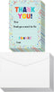 Eaasty 72 Pieces Mother's Day Thank You Cards Fill in The Blank